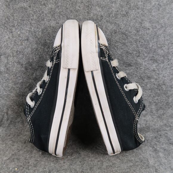 Converse Shoes Infant 7 Sneakers Casual All Star Chuck Taylor Canvas Black White - Picture 9 of 12